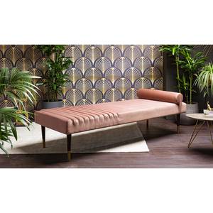 Chaise longue Bellbird fluweel - Mauve