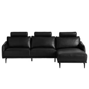 Ecksofa Harlev Echtleder - Longchair davorstehend rechts