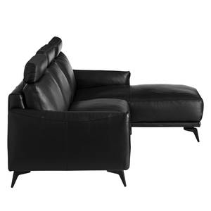 Ecksofa Harlev Echtleder - Longchair davorstehend rechts