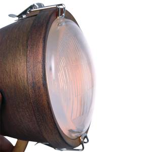 LED-wandlamp Mexlite I staal/glas - 1 lichtbron