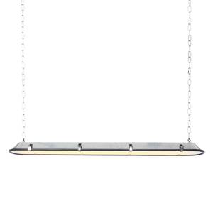 LED-hanglamp Lighting Tubalar staal - 1 lichtbron - Wit