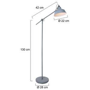 Lampadaire Mexlite I Fer - 1 ampoule - Gris