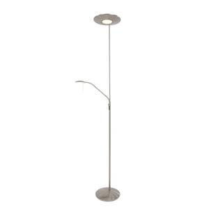 Lampadaire LED Zodiac I Acier - 2 ampoules - Argenté