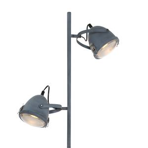 Staande lamp Mexlite III ijzer/transparant glas - 2 lichtbronnen