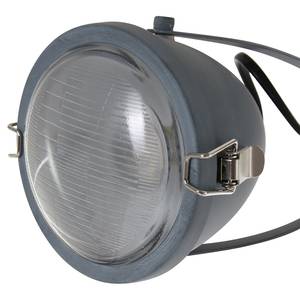 Staande lamp Mexlite III ijzer/transparant glas - 2 lichtbronnen