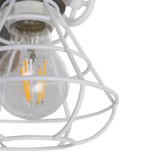 Wandlamp Geurnsey ijzer - 1 lichtbron - Wit