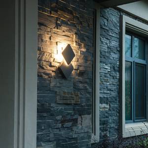 LED-wandlamp Outdoor Collection IX aluminium - 1 lichtbron