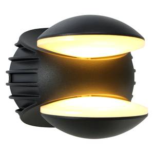 LED-wandlamp Outdoor Collection X aluminium - 2 lichtbronnen