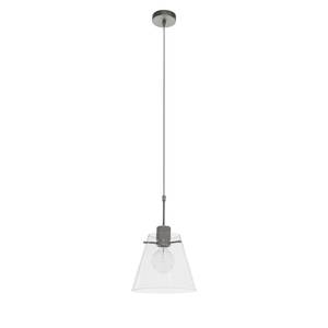 Hanglamp Glass Cloak II transparant glas/staal - 1 lichtbron