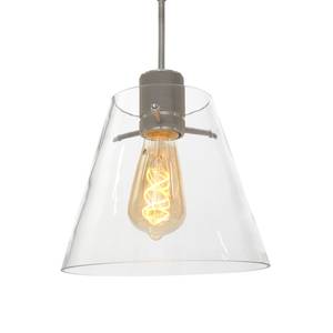 Hanglamp Glass Cloak I transparant glas/staal - 3 lichtbronnen