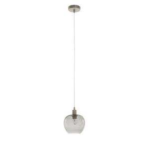 Hanglamp Lotus II transparant glas/staal - 4 lichtbronnen