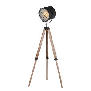 Lampadaire Mexlite Acier / Chêne - 1 ampoule