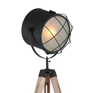 Tripod Stehlampe Dyce Acier / Chêne - 1 ampoule