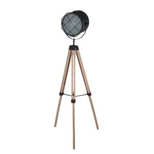 Tripod Stehlampe Dyce Acier / Chêne - 1 ampoule