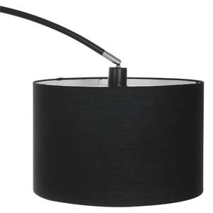 Lampadaire Mexlite V Tissu mélangé / Acier - 1 ampoule - Noir