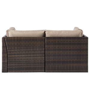 Loungeset Paradise Lounge (set van 2) polyrotan/nylon - bruin/beige