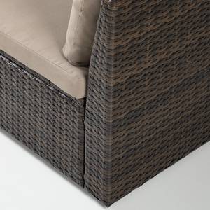 Loungeset Paradise Lounge (set van 2) polyrotan/nylon - bruin/beige