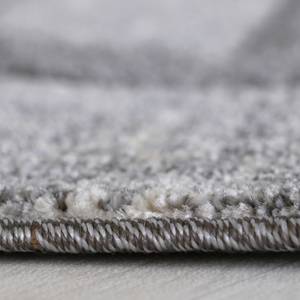 Laagpolig vloerkleed Trend Miro geweven stof - Lichtgrijs - 120 x 170 cm