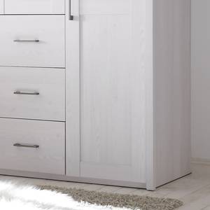 Drehtürenschrank Dohle Nussbaum / Weiß