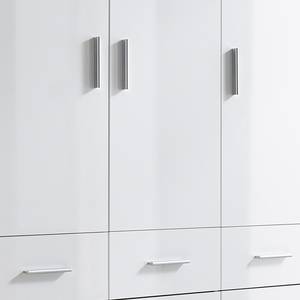 Armoire Mernda Blanc / Imitation chêne de Sonoma - 3 portes