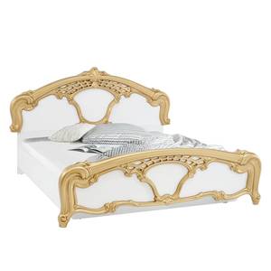 Bed Pialba wit/goudkleurig