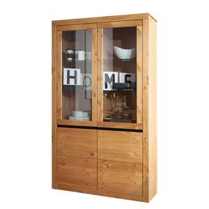 Armoire vitrine Maceio II Pin massif - Pin