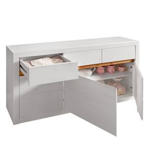 Sideboard Maceio I Kiefer Massiv - Pinie Weiß