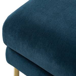 Hocker Borlo Samt - Marineblau - Marineblau