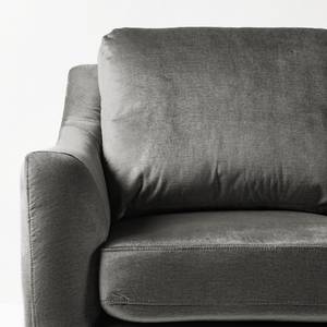 Sofa Tennyson (3-Sitzer) Samt - Grau