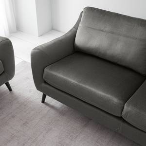 Sofa Tennyson (3-Sitzer) Samt - Grau