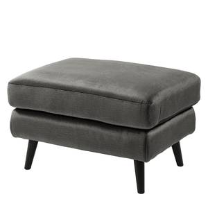 Hocker Tennyson fluweel - grijs