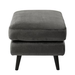 Hocker Tennyson fluweel - grijs