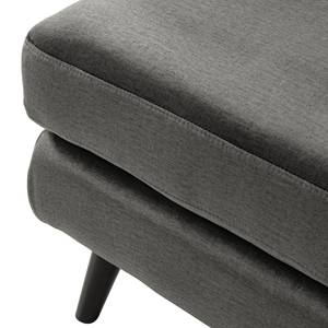 Hocker Tennyson fluweel - grijs