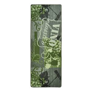 Tapis de cuisine Vino Classico Tissu mélangé - Vert / Gris