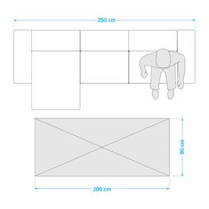 Deurmat Banjup textielmix - Groen - 90 x 200 cm