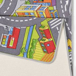 Kindervloerkleed Smart City textielmix - grijs/meerdere kleuren - 200 x 300 cm