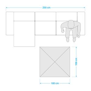 Deurmat Banjup textielmix - Cognackleurig - 100 x 100 cm