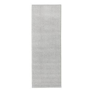 Tapis de couloir Pure Tissu mélangé - Gris clair - 80 x 200 cm