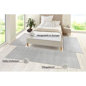 Tapis de couloir Pure Tissu mélangé - Gris clair - 80 x 200 cm