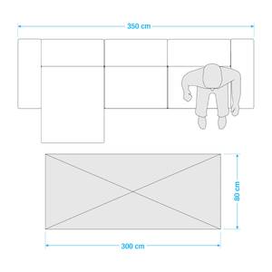 Läufer Pure Mischgewebe - Rosa - 80 x 300 cm