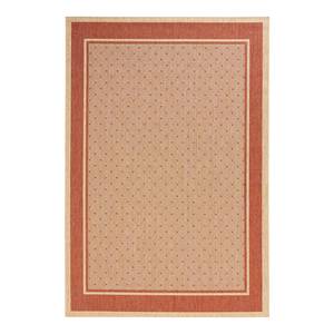Laagpolig vloerkleed Classy textielmix - Rood - 160 x 230 cm