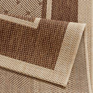 Laagpolig vloerkleed Classy textielmix - Crème - 160 x 230 cm