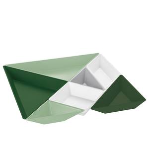 Schaaltjes Tangram Ready (7-delig) kunststof - Wit/groen