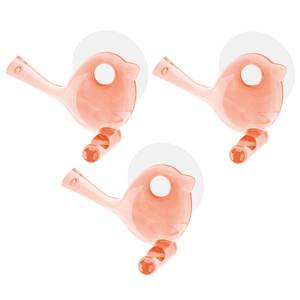 Patères Piep (lot de 3) Matière plastique - Orange