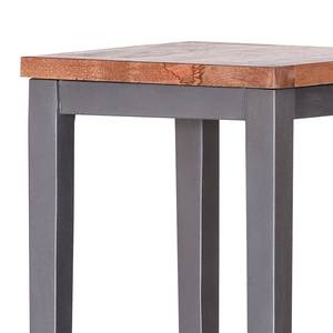 Tabouret de bar Linx Marron - Bois massif - 35 x 75 x 35 cm