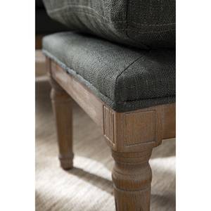 Repose-pieds Derventa Tissu - Gris foncé