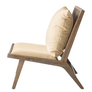 Fauteuil Asilo geweven stof - beige