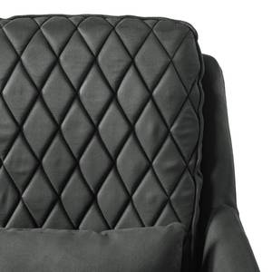 Fauteuil Belrose III Microvezel - donkergrijs