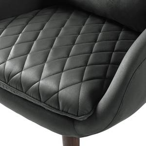 Fauteuil Belrose III Microvezel - donkergrijs