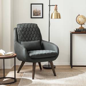 Fauteuil Belrose III Microvezel - donkergrijs